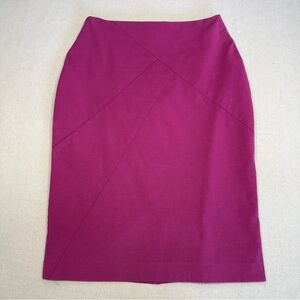 DownEast Fuchsia Midi Skirt - Size 6